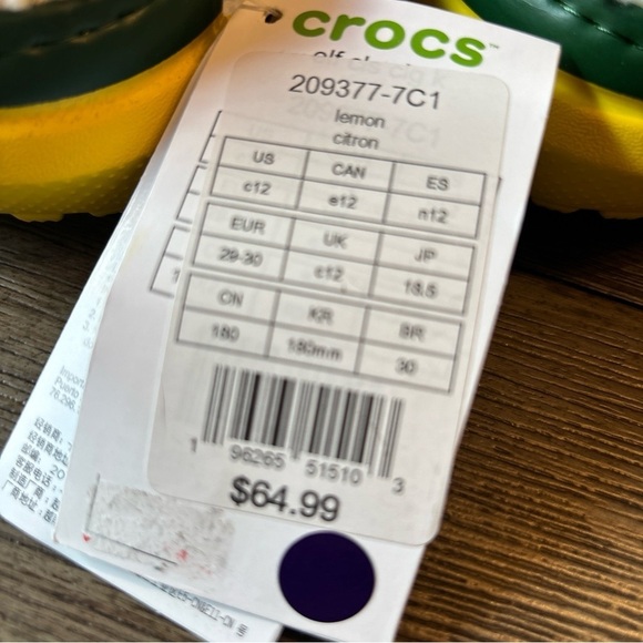 CROCS Buddy The Elf! NWT - Picture 7 of 10